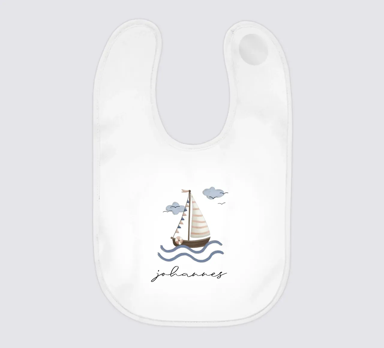 Segelboot Babylätzchen von we line studio - design