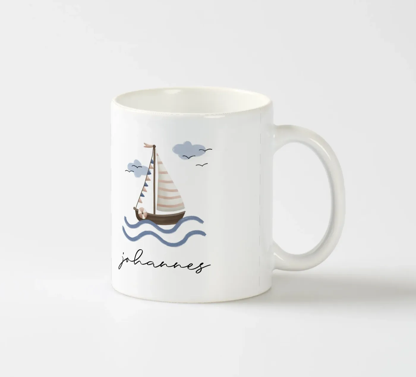 Sailboat ceramic mug by we line studio - design