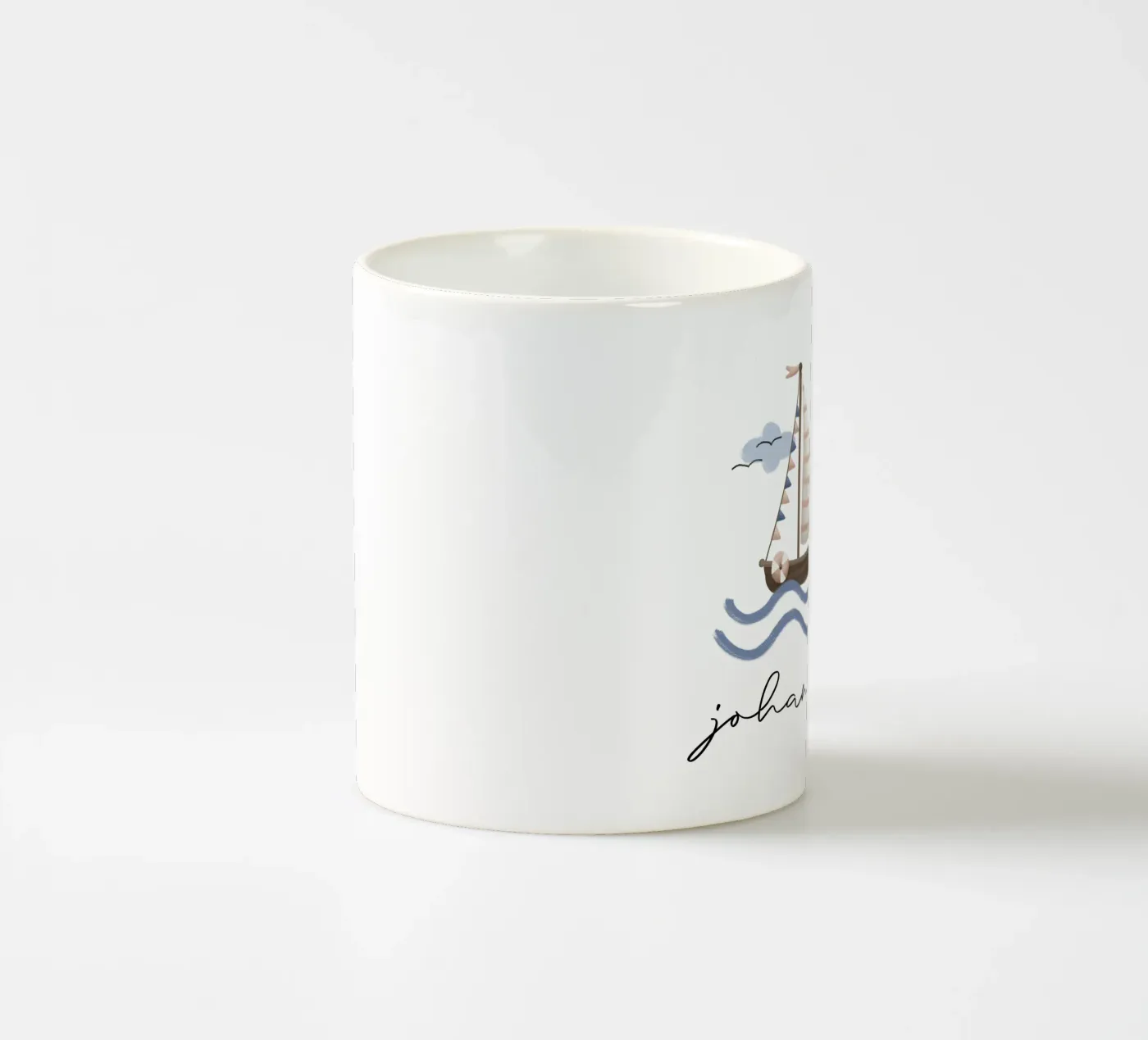Sailboat ceramic mug by we line studio - design