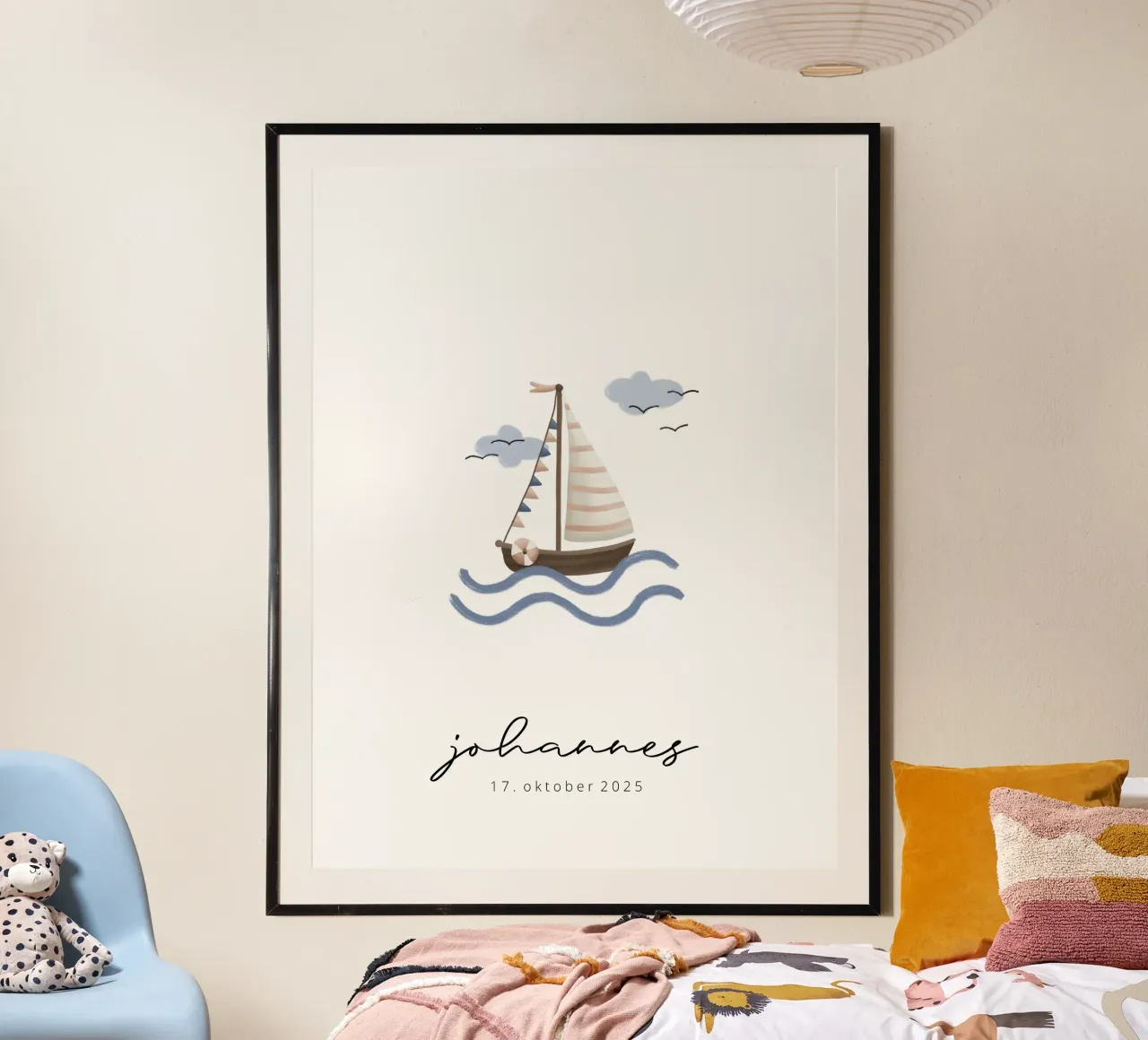 Barca a vela poster da we line studio - design