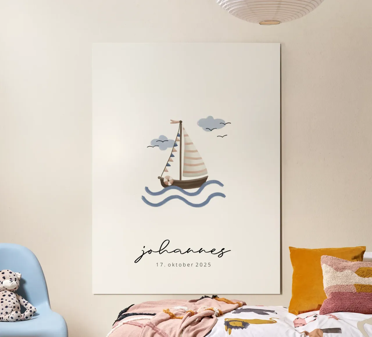 Barca a vela poster da we line studio - design