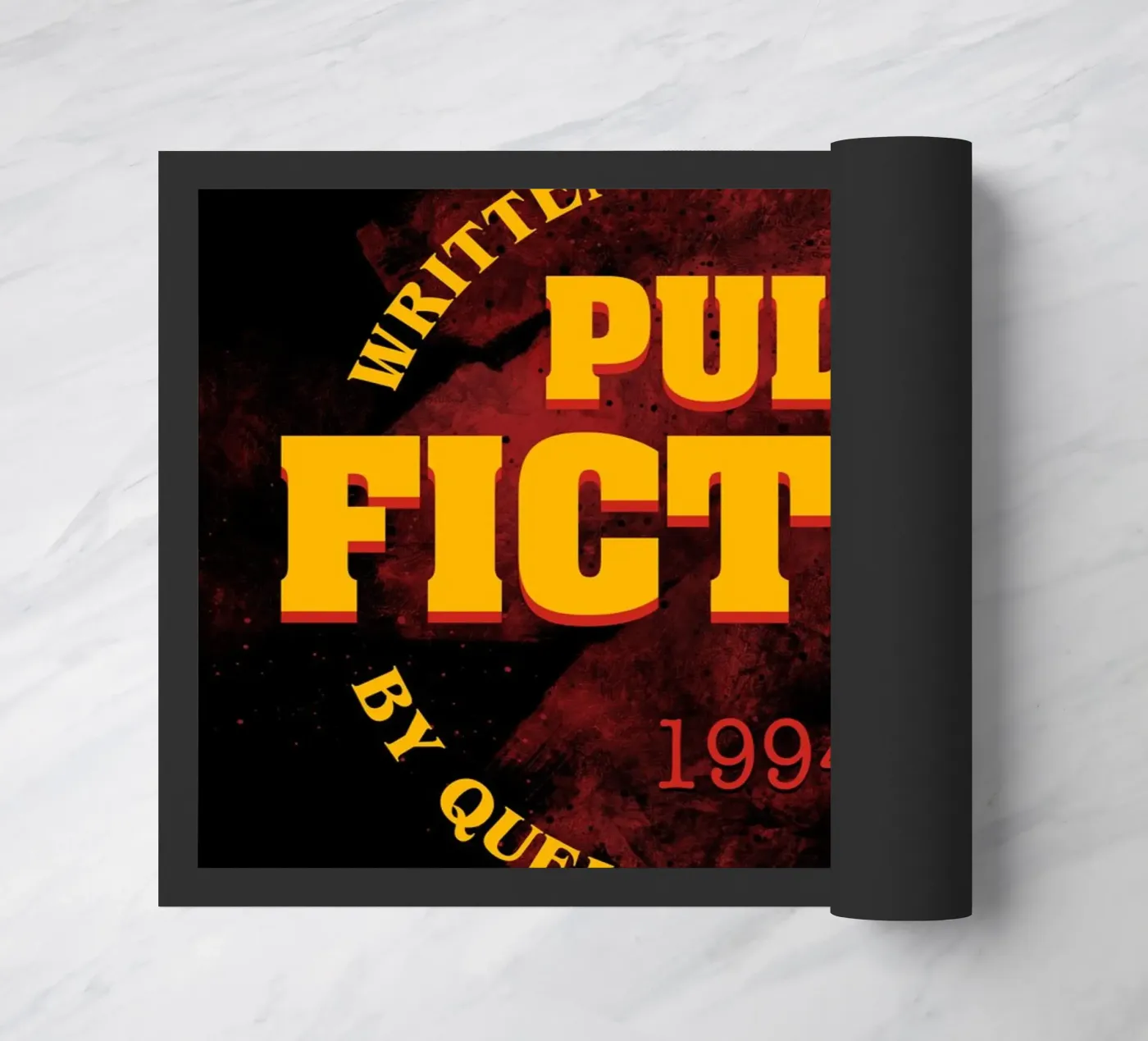 Pulp Fiction Logo doormat by nabakumov