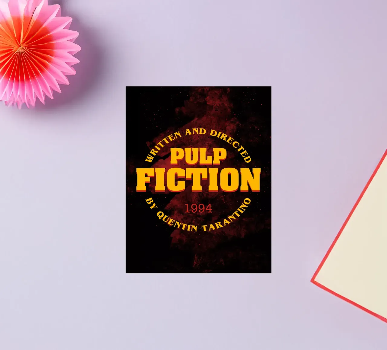 Pulp Fiction Logo Sticker von nabakumov
