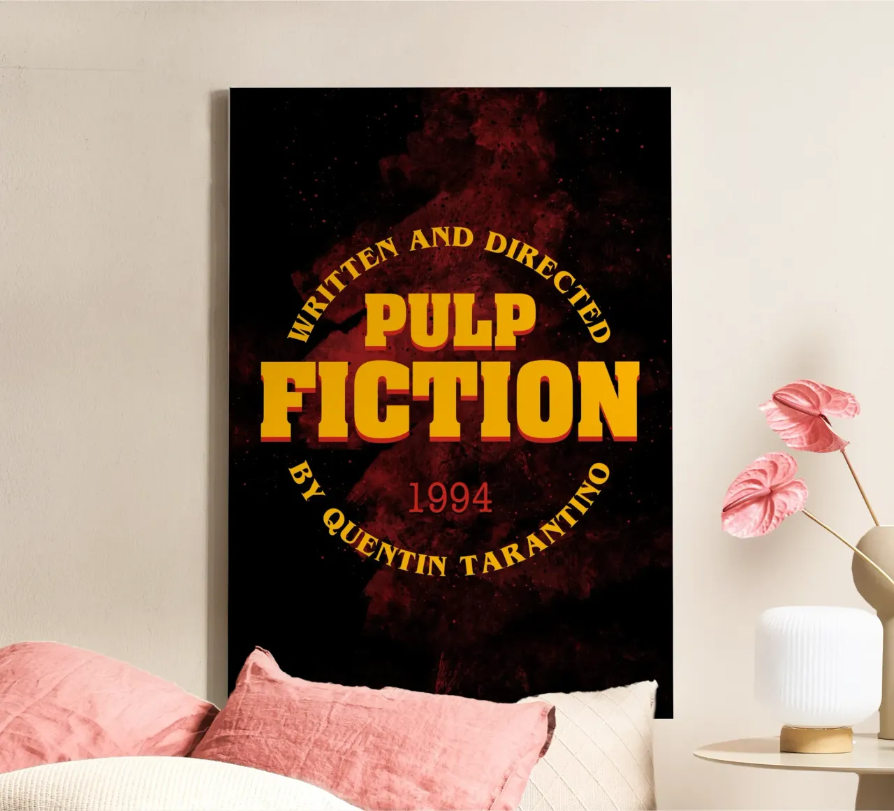 Pulp Fiction Logo canvas by nabakumov