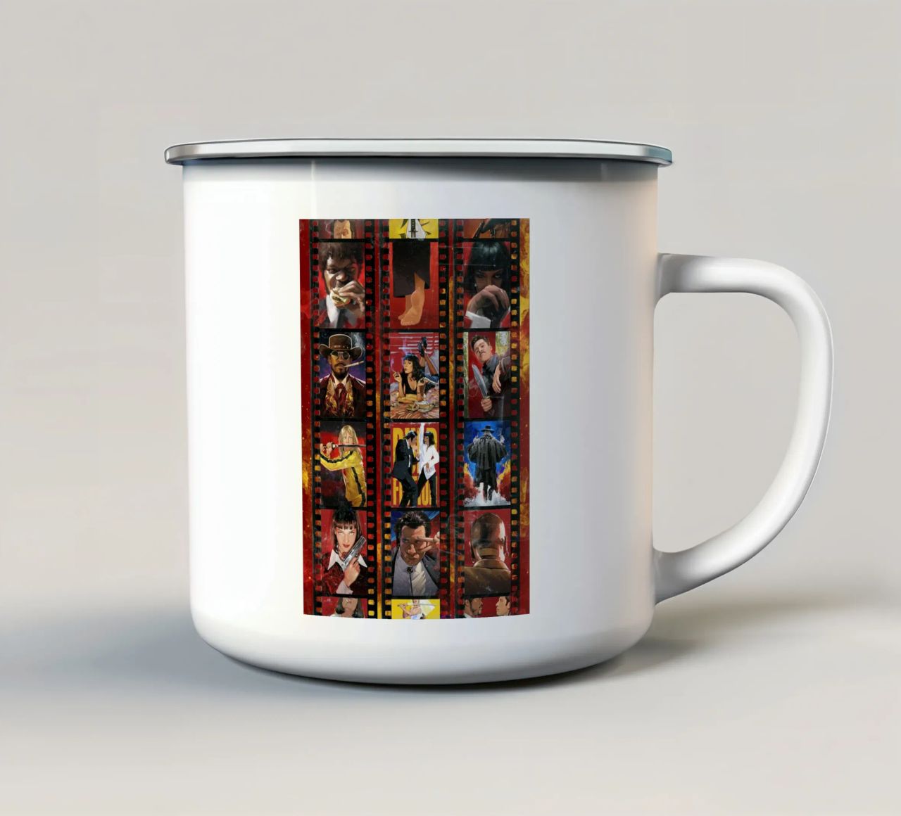 Tarantino Films tazza in smalto da nabakumov