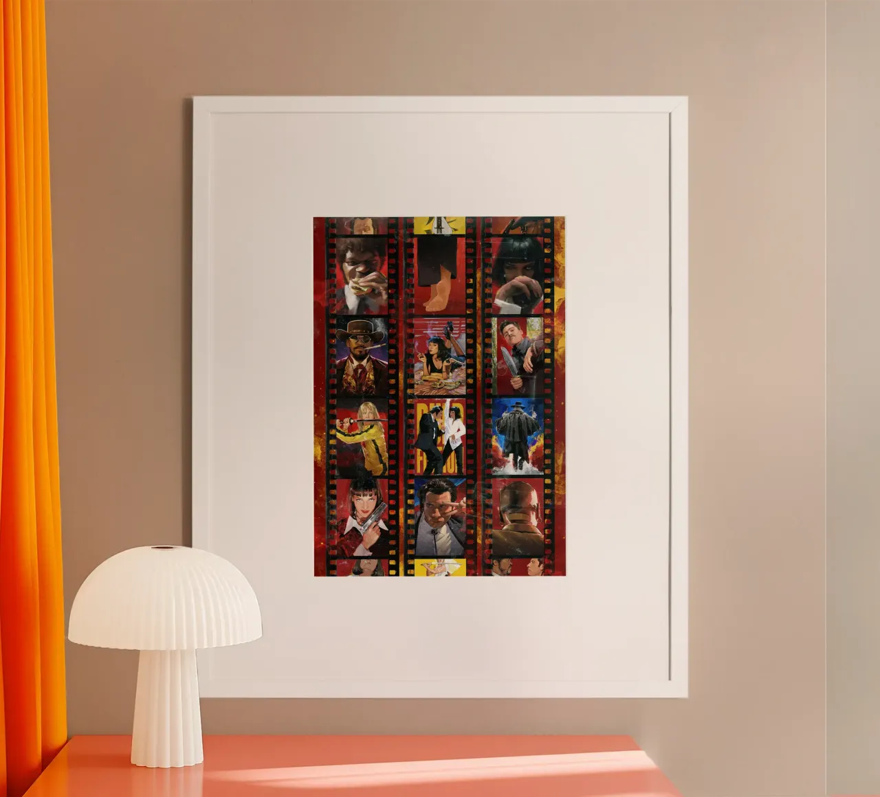 Tarantino Films poster con telaio in plastica da nabakumov