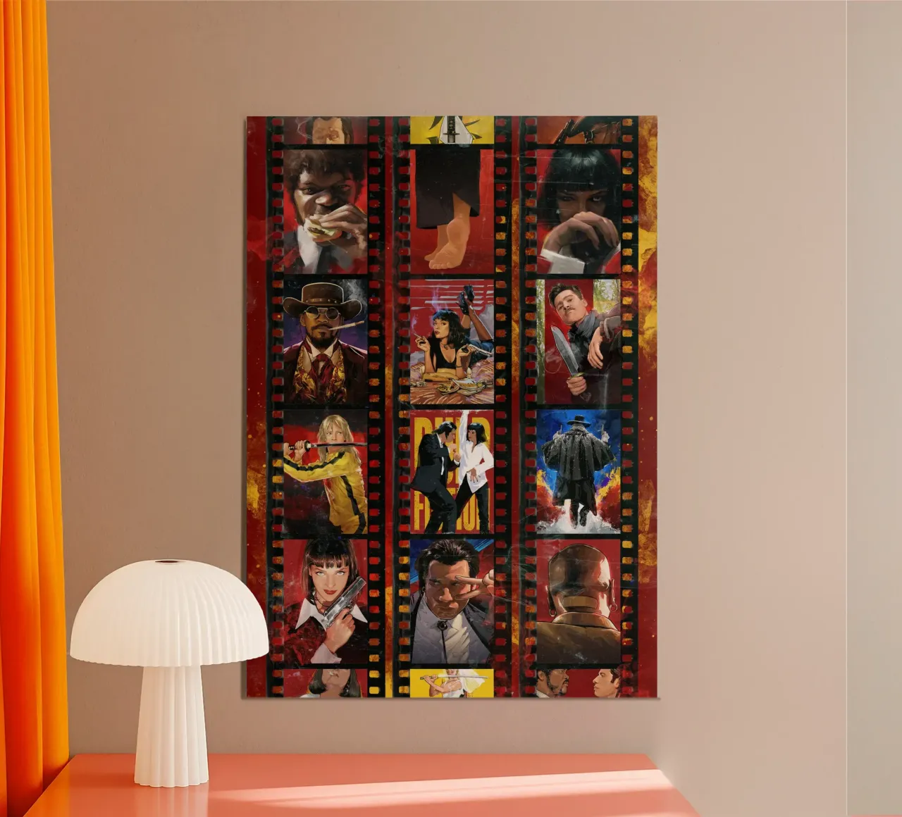 Tarantino Films poster con telaio in plastica da nabakumov