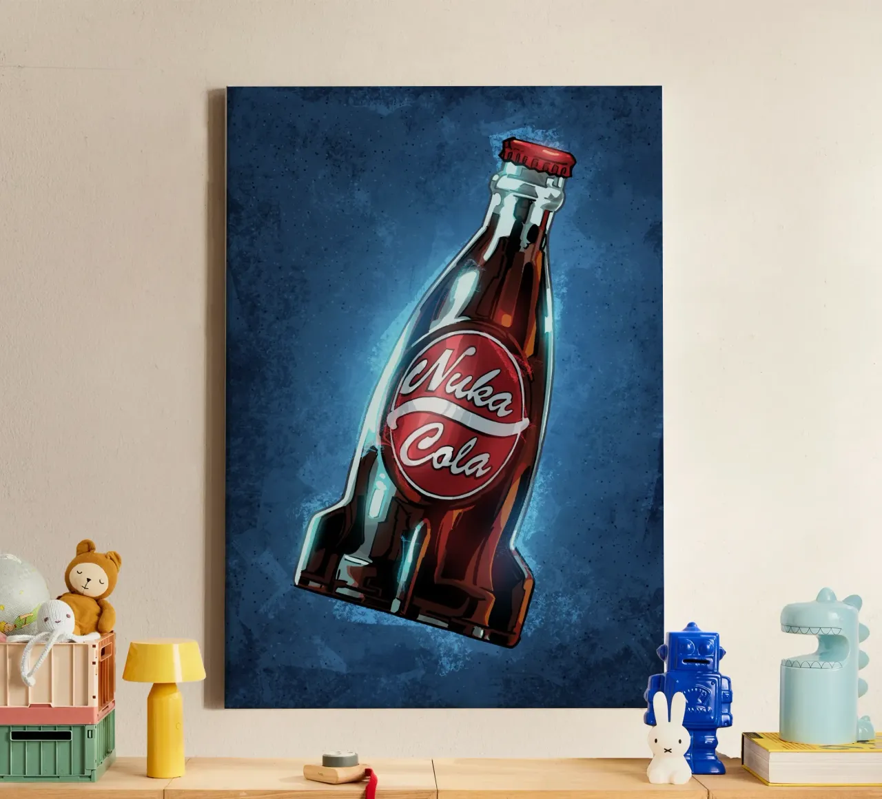 Nuclear Cola canvas met Baklijst van nabakumov