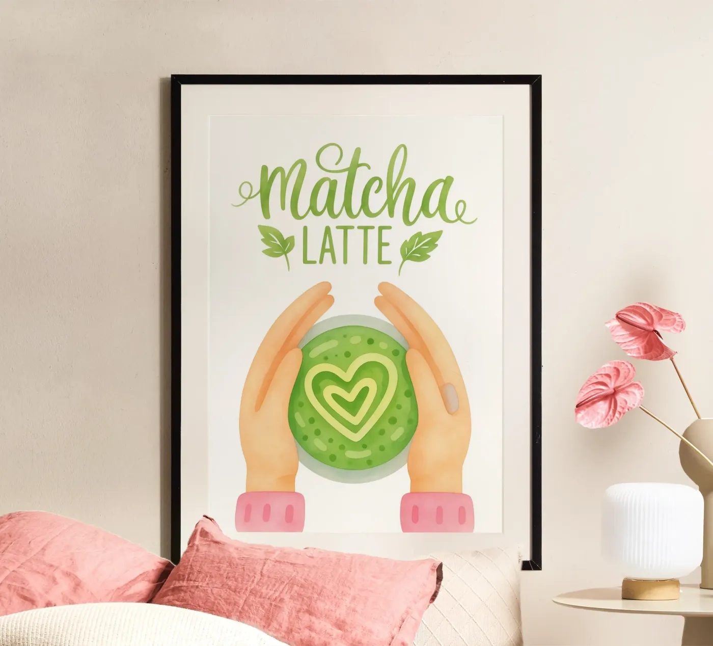 Matcha latte poster da Funkydays