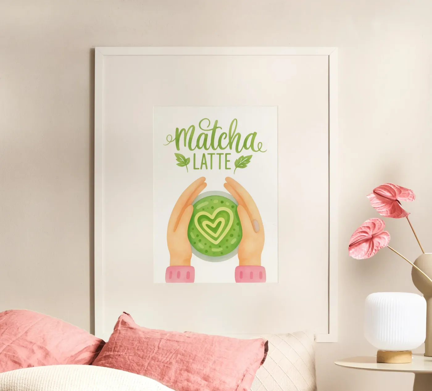 Matcha latte poster da Funkydays