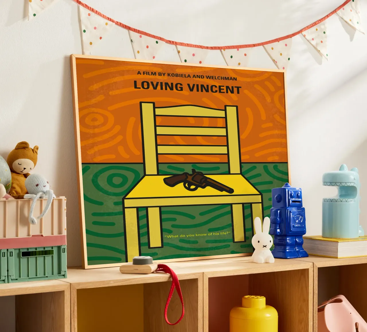 No903 My Loving Vincent minimal movie poster poster con telaio in legno da Chungkong
