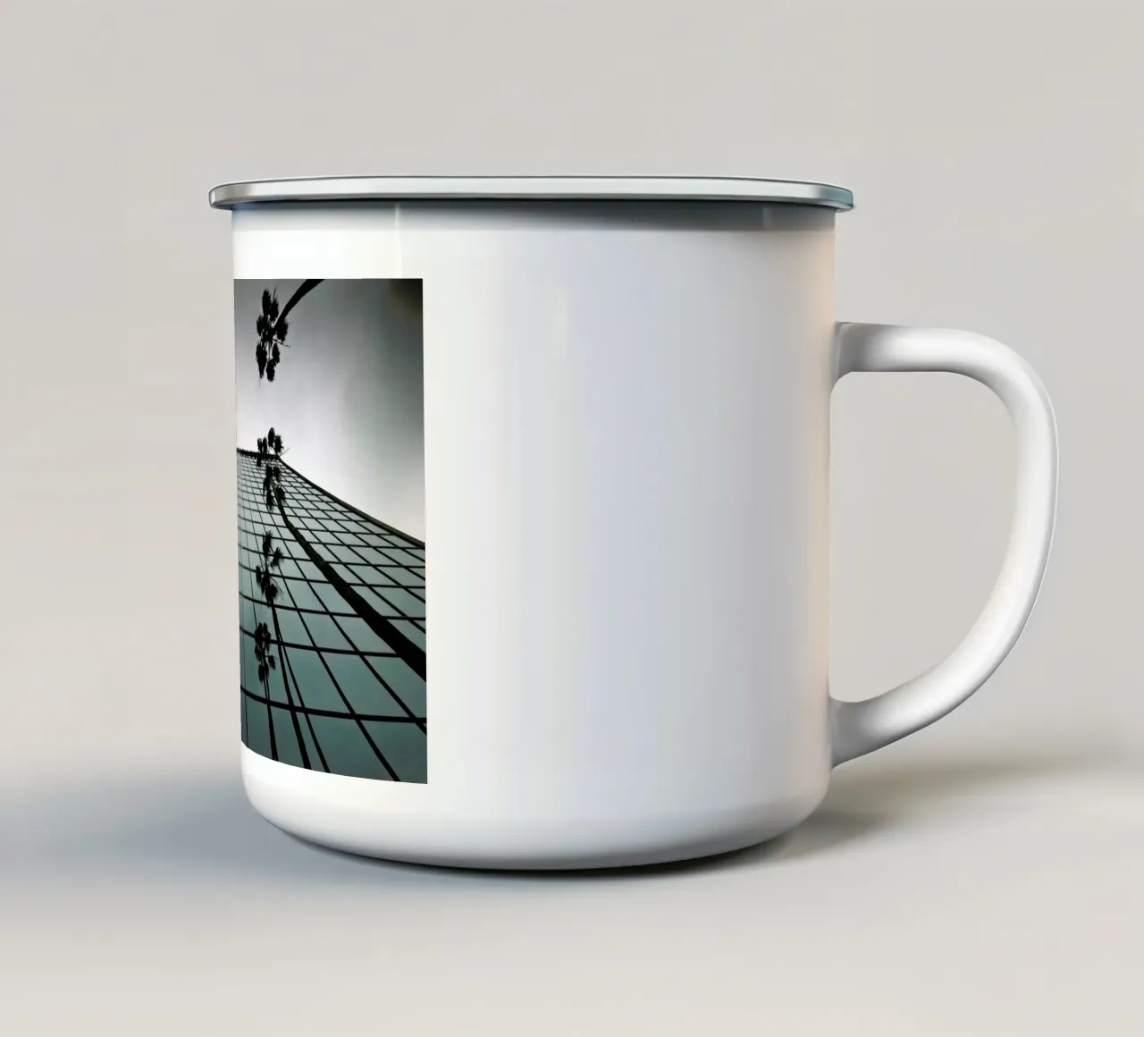Reflections tazza in smalto da Marc Gruninger