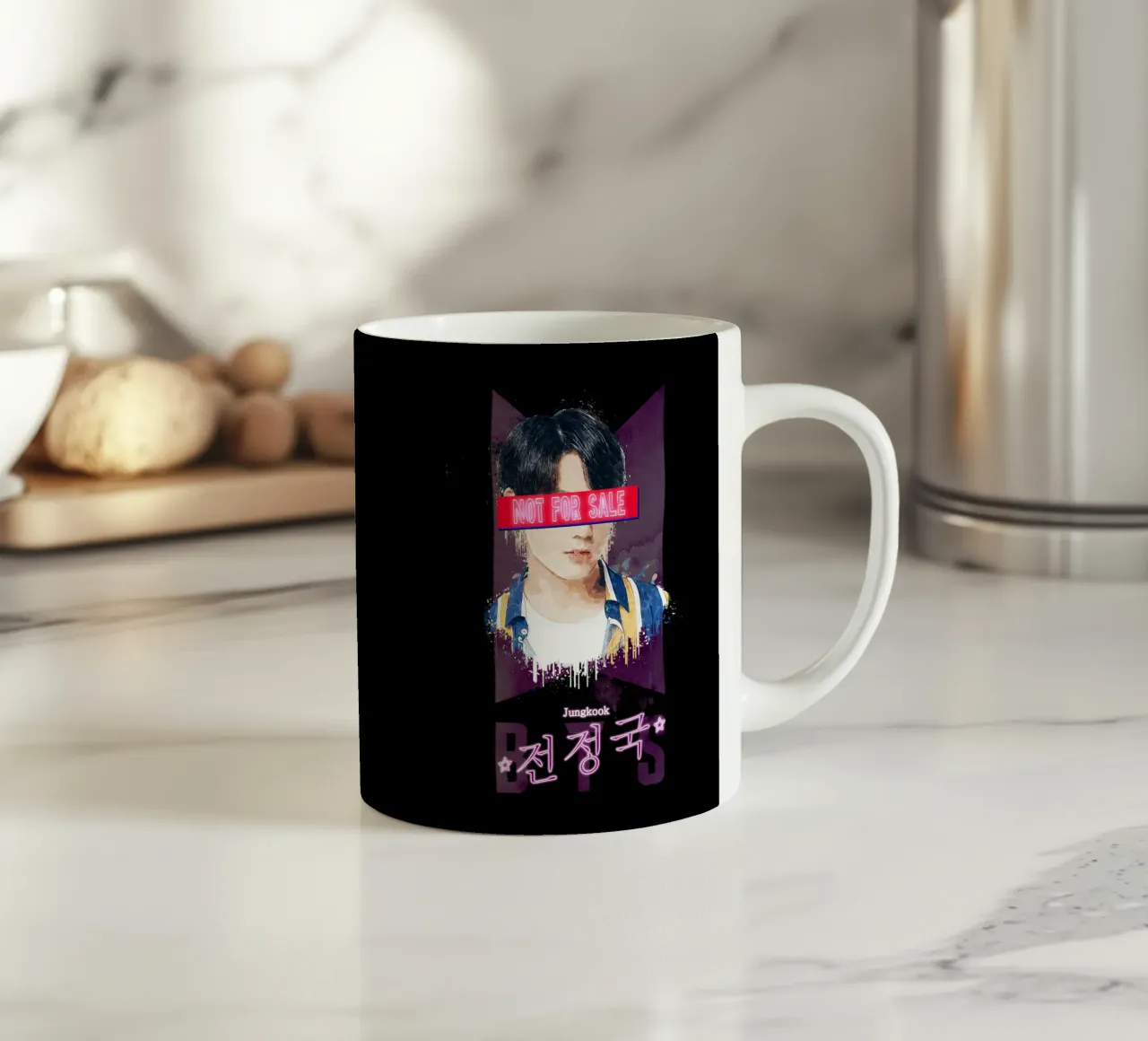 Jeon Jung-kook Non in vendita tazza in ceramica da Gunawan Rb