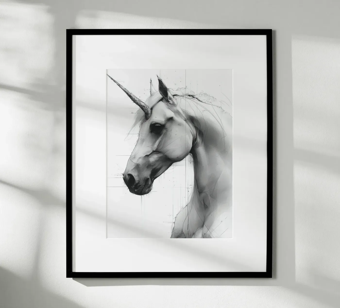Unicorn poster by Puschkinowa