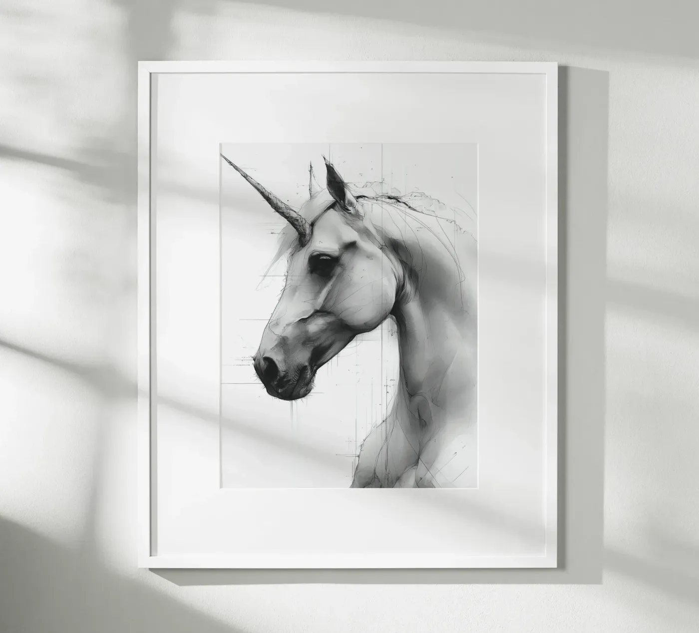 Unicorn poster by Puschkinowa