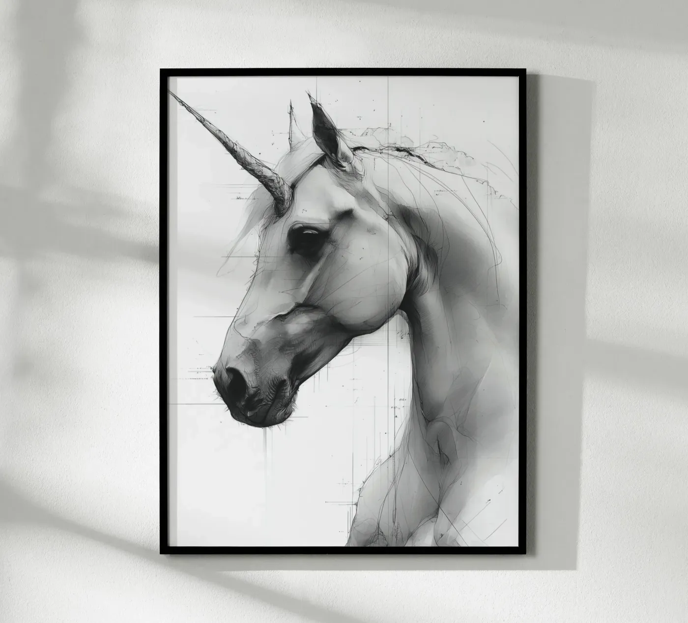 Unicorn poster by Puschkinowa