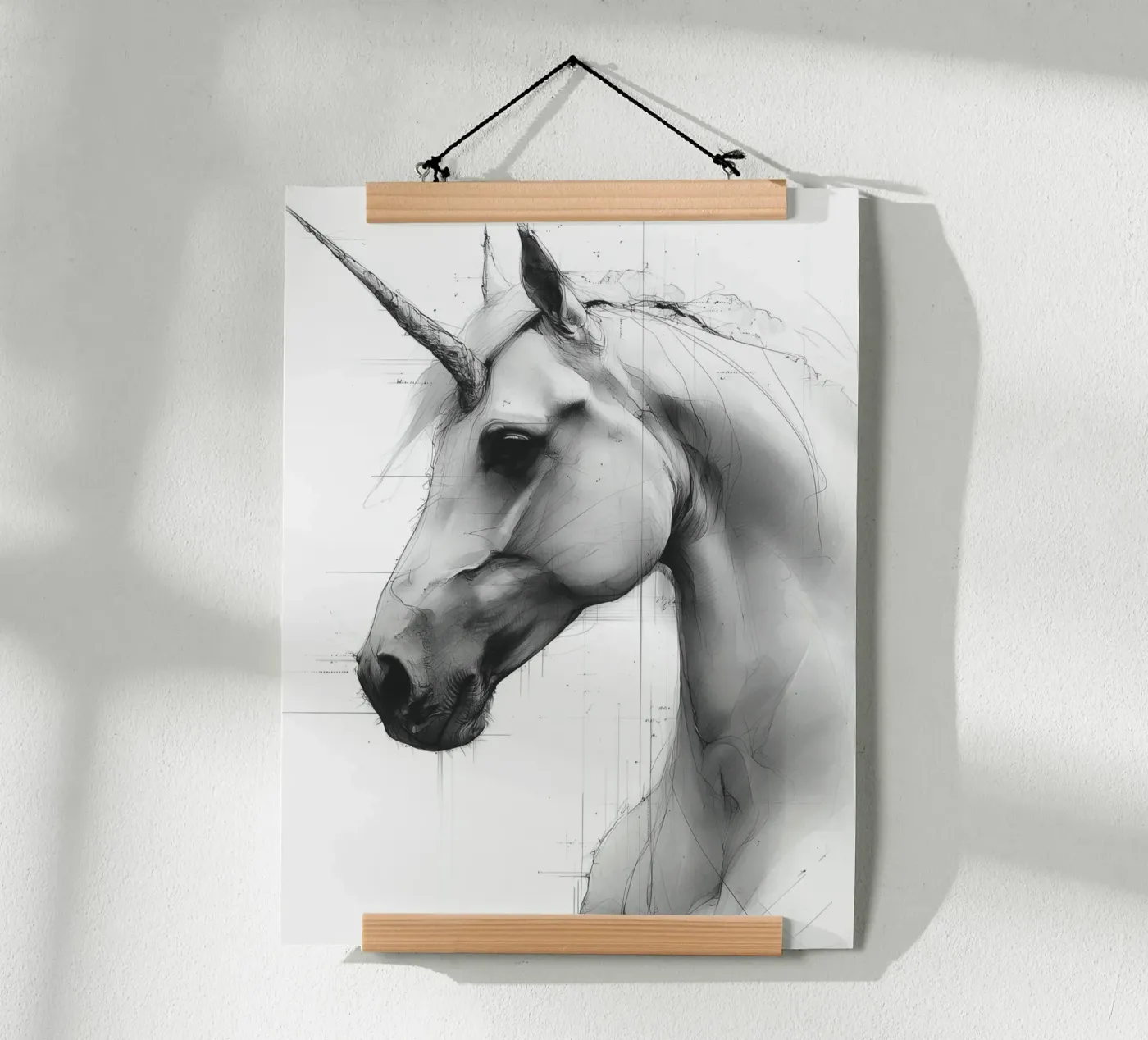Unicorn poster by Puschkinowa