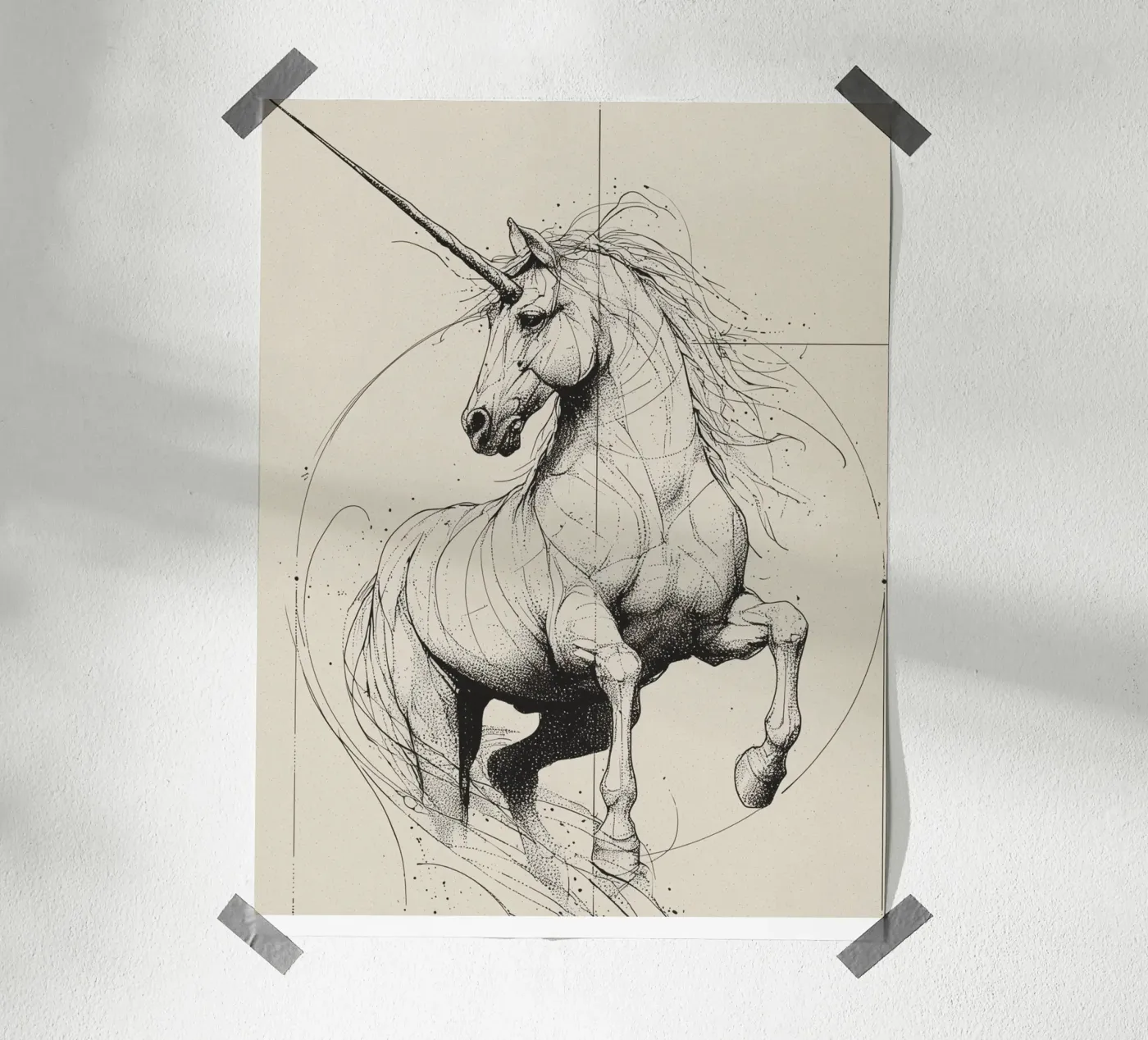Unicorn poster by Puschkinowa