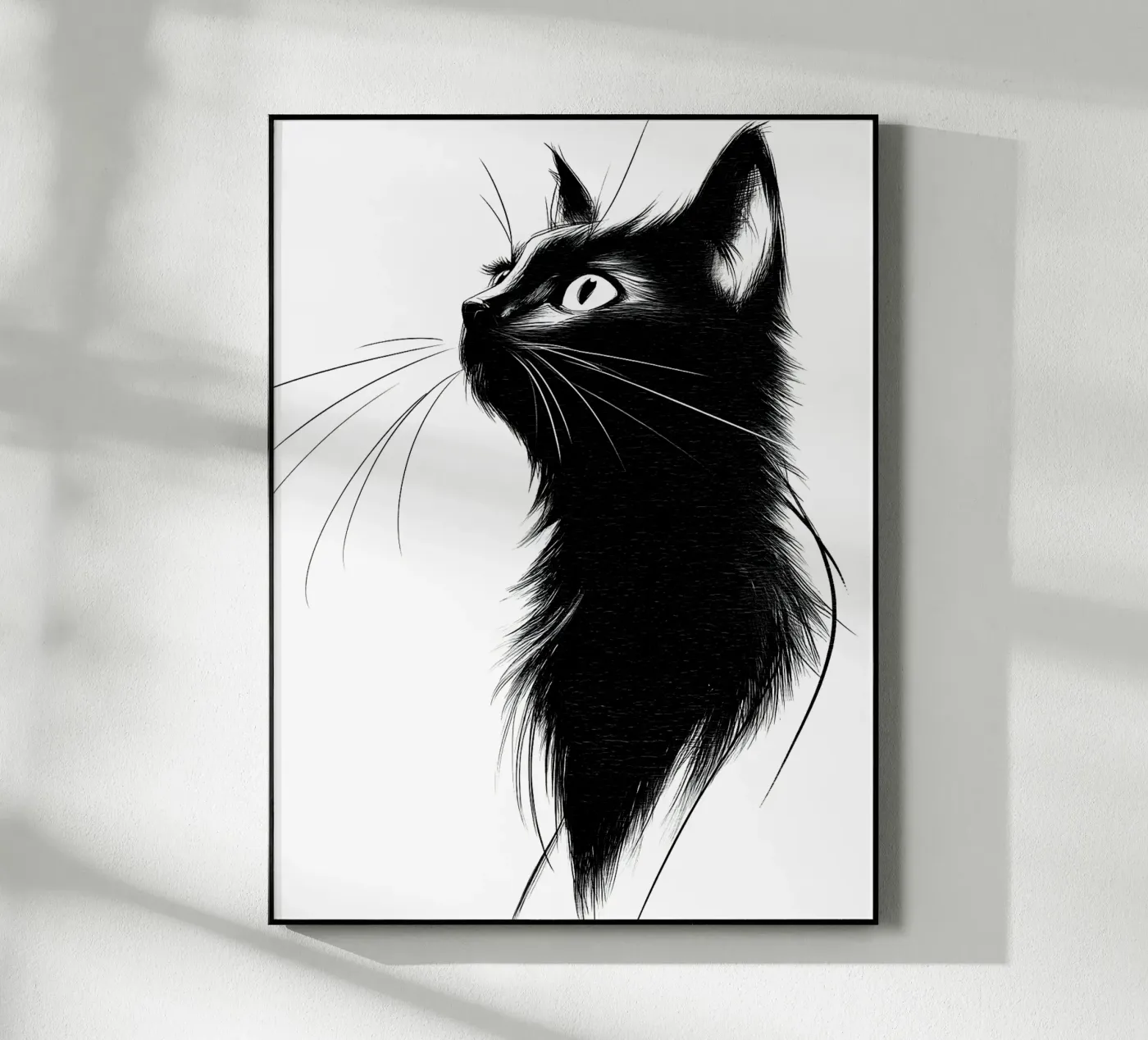 Gatto nero plexiglass da Puschkinowa
