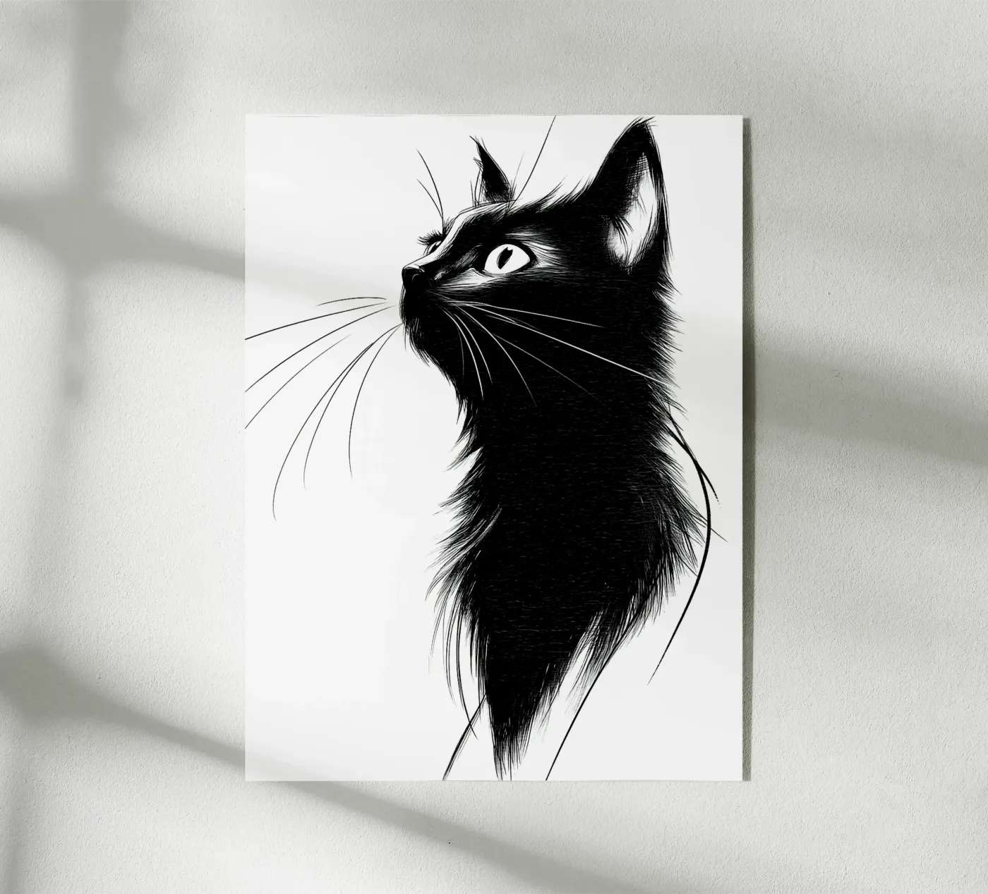 Gatto nero plexiglass da Puschkinowa