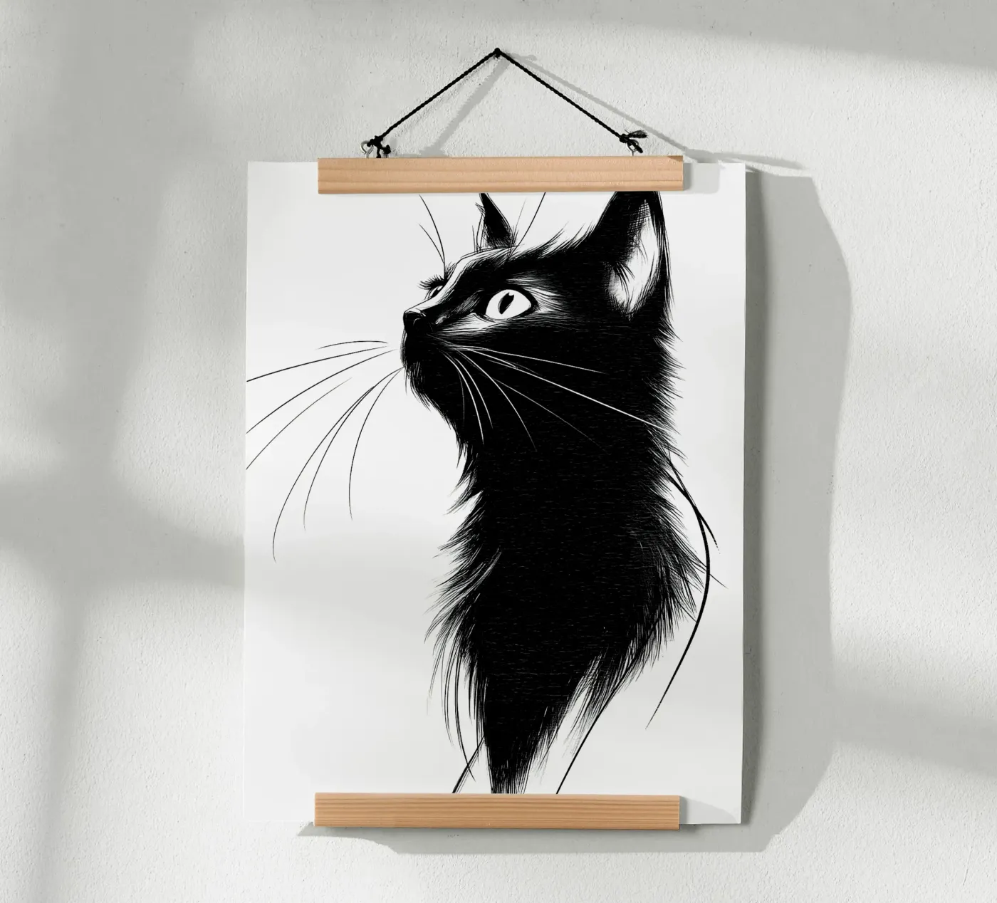 Gatto nero poster da Puschkinowa