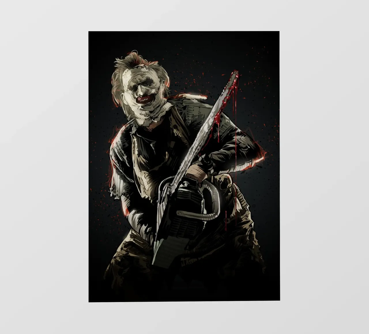 Leatherface fotobehang van nabakumov