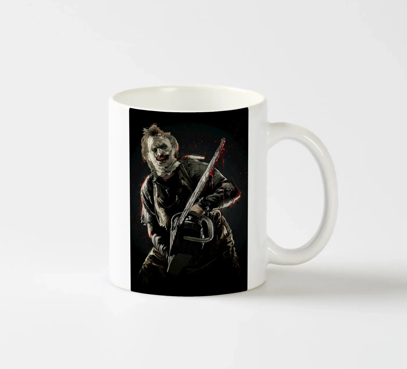 Leatherface ceramic mug by nabakumov