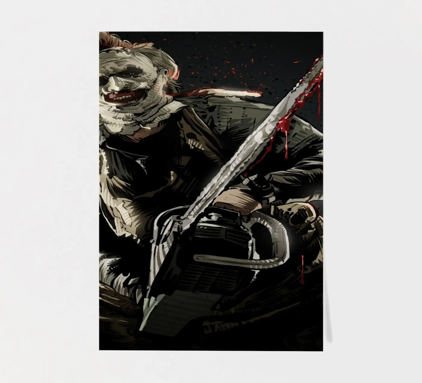 Leatherface sticker sheet by nabakumov