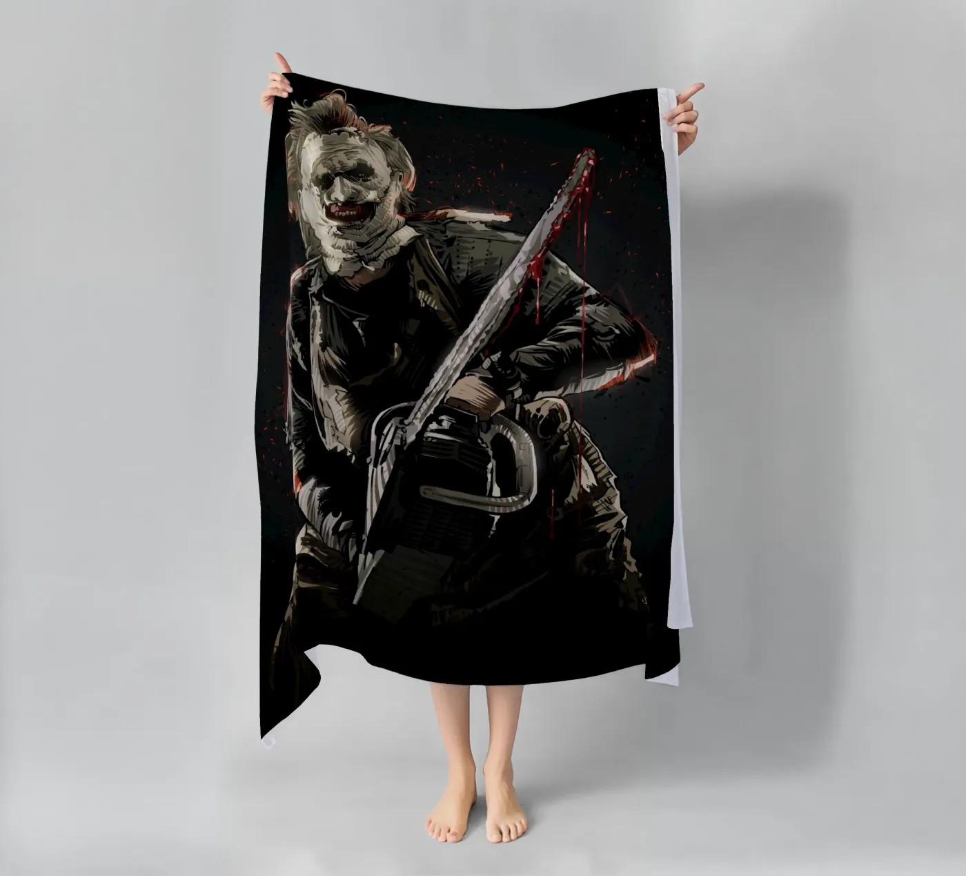 Leatherface strandhanddoek van nabakumov