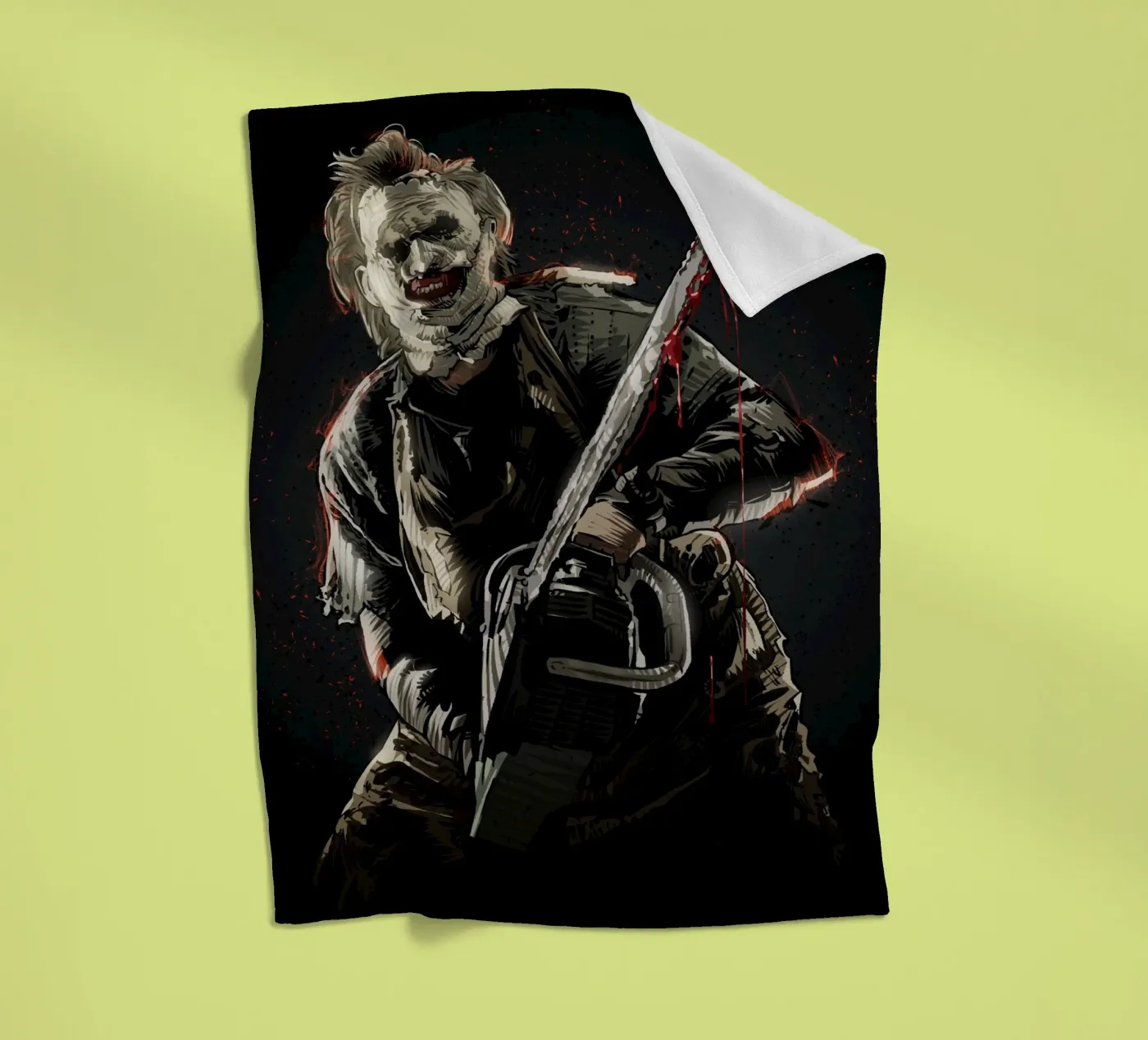 Leatherface coperta in pile da nabakumov
