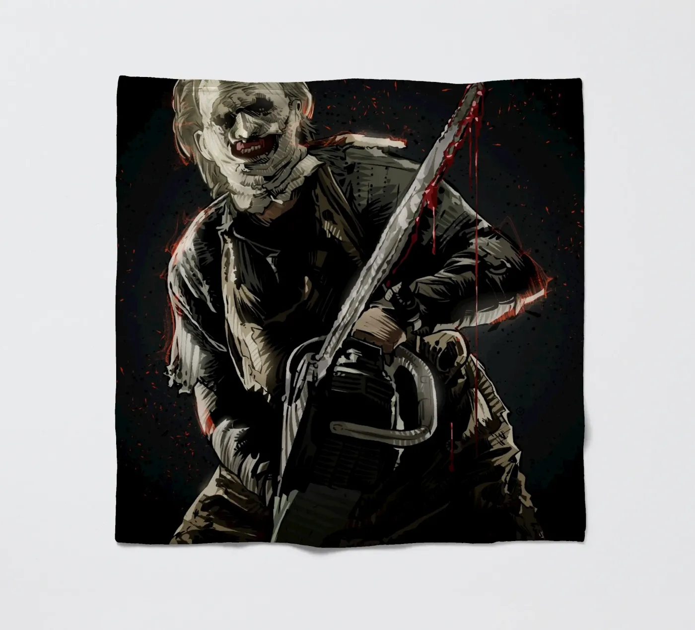 Leatherface coperta in pile da nabakumov