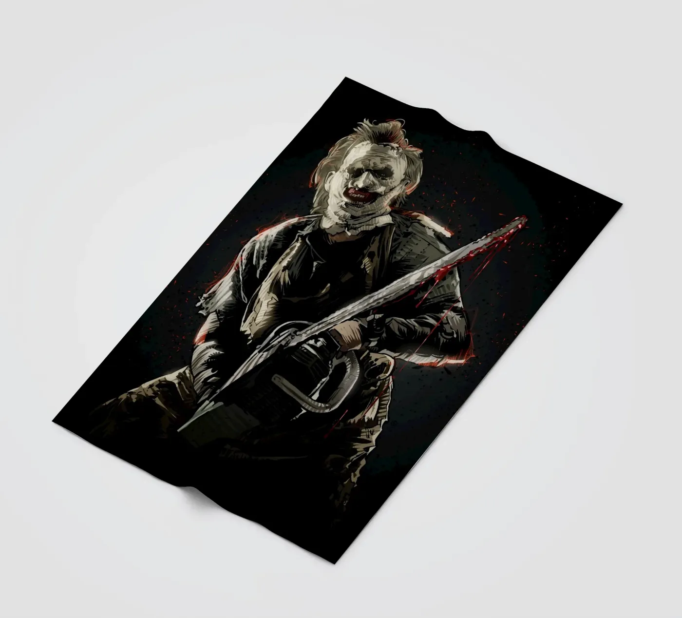 Leatherface coperta in pile da nabakumov