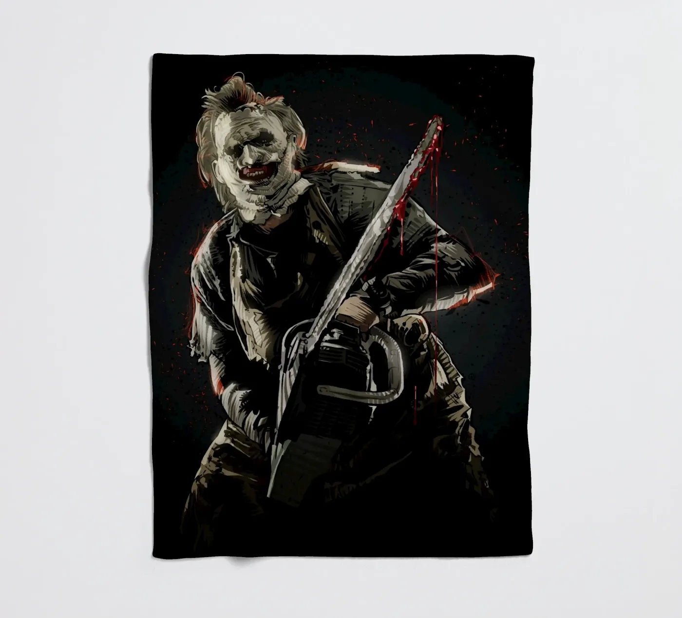 Leatherface coperta in pile da nabakumov