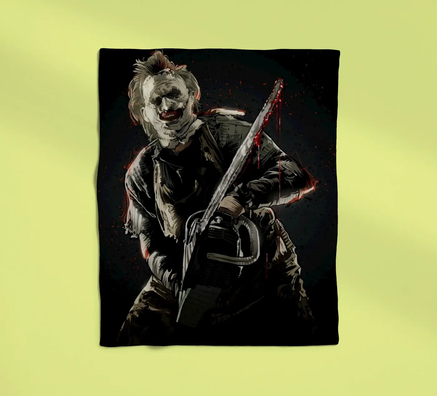 Leatherface coperta in pile da nabakumov