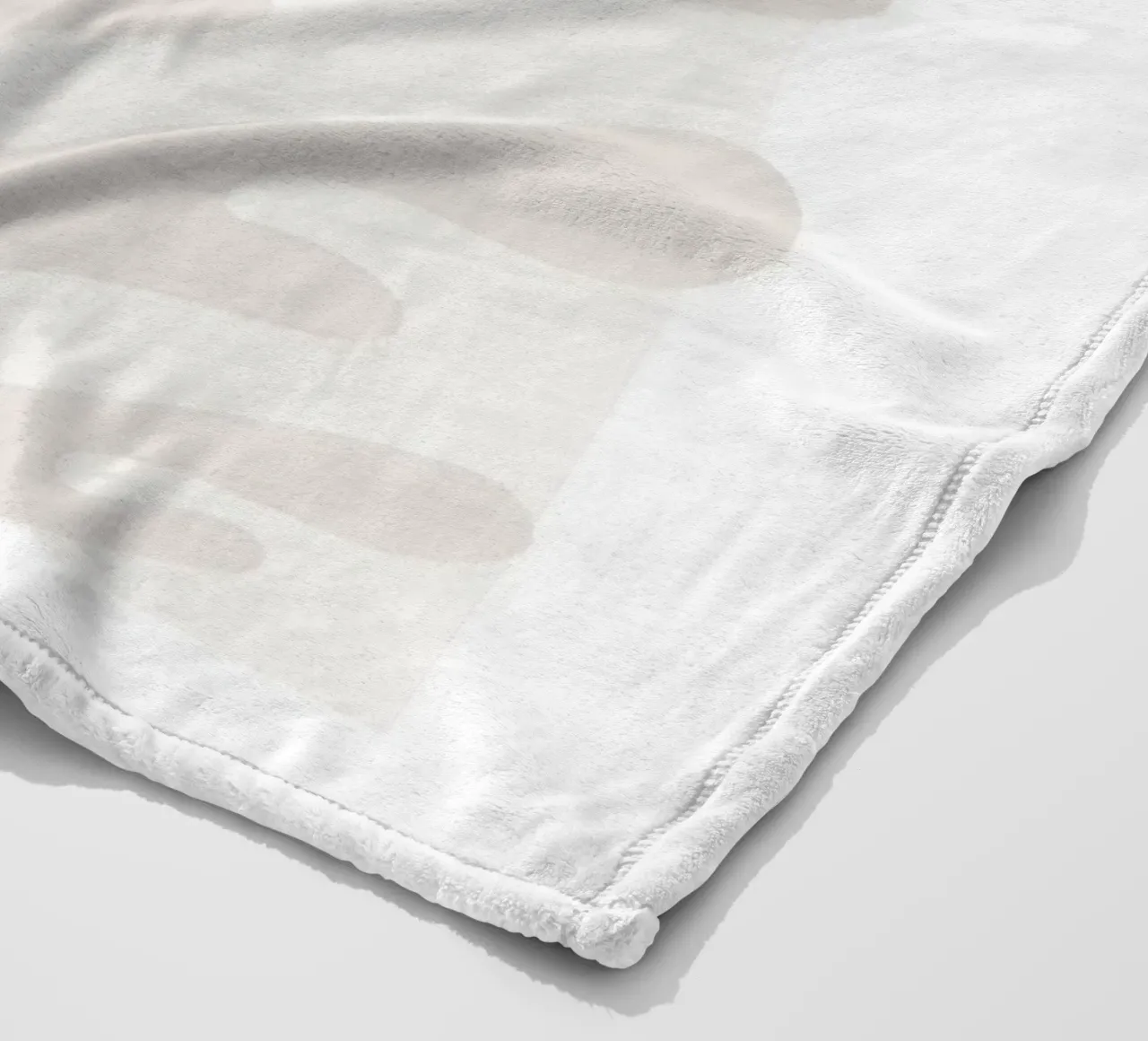 Abstract coral - Minimalist natural design fleece blanket by Whole©
