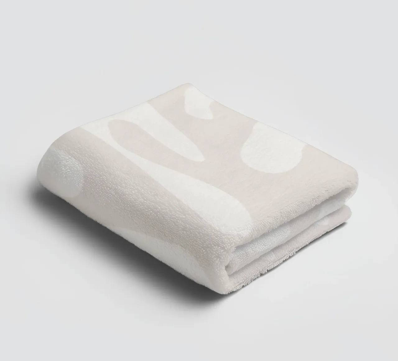 Abstract coral - Minimalist natural design towel by Whole©