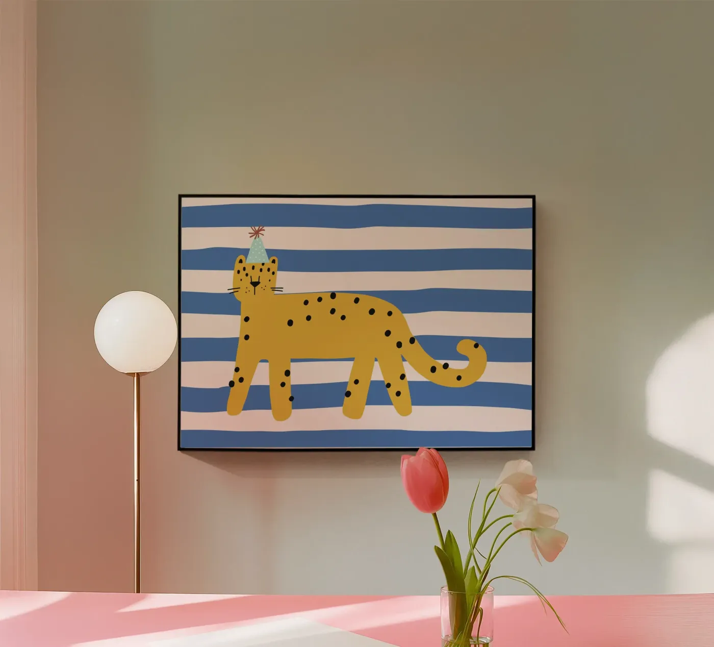 Birthday Leopard Acryl-Glas von PurePeachKids