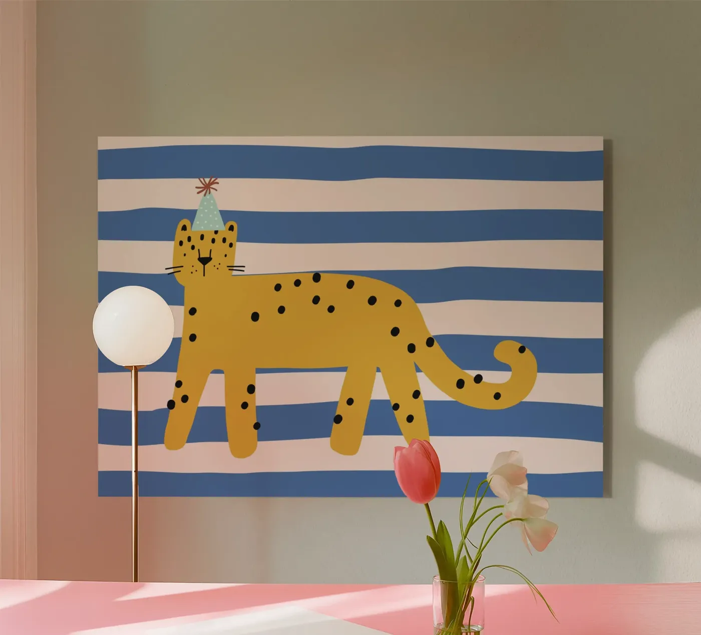 Birthday Leopard Acryl-Glas von PurePeachKids