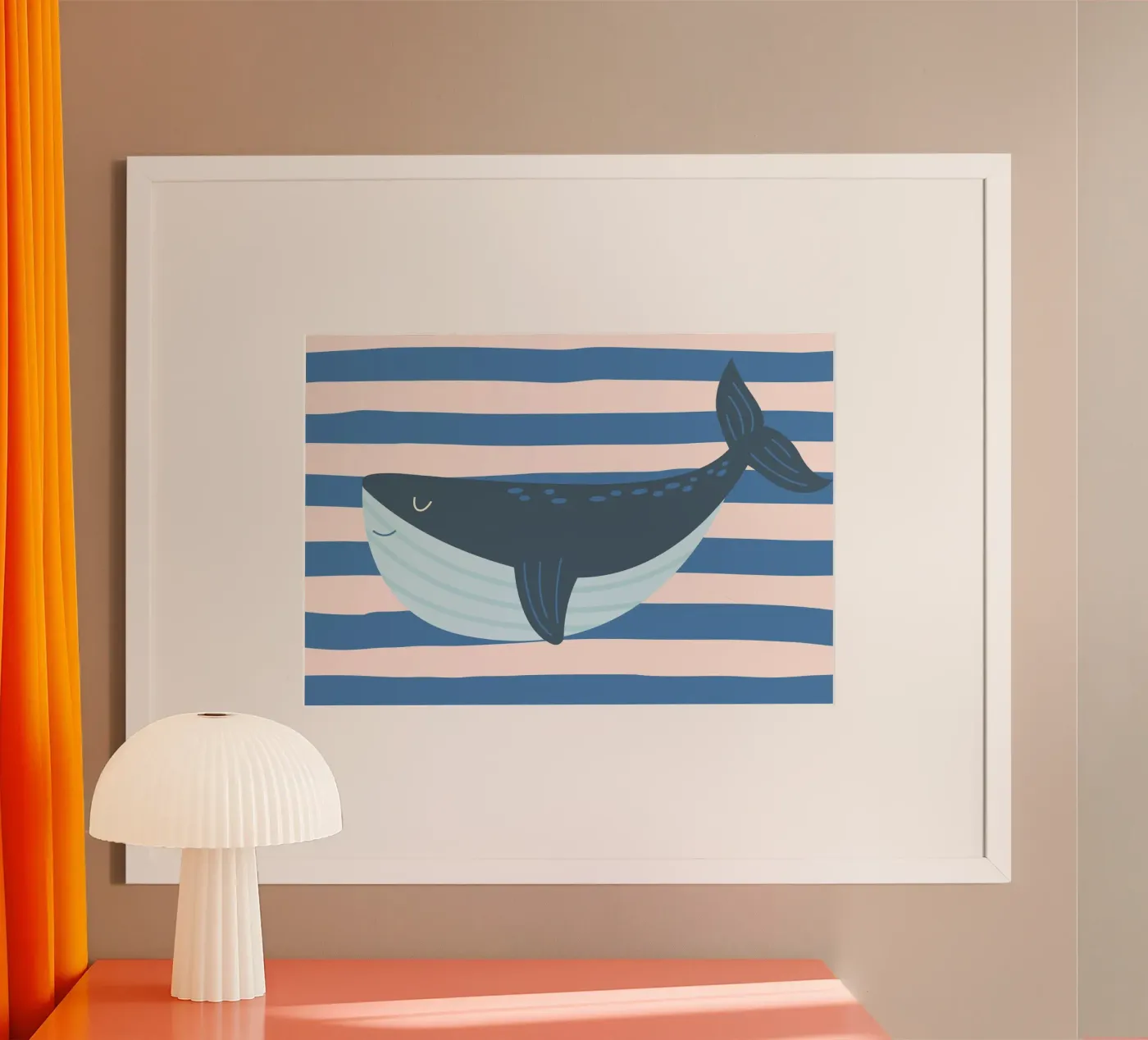Wal Poster von PurePeachKids