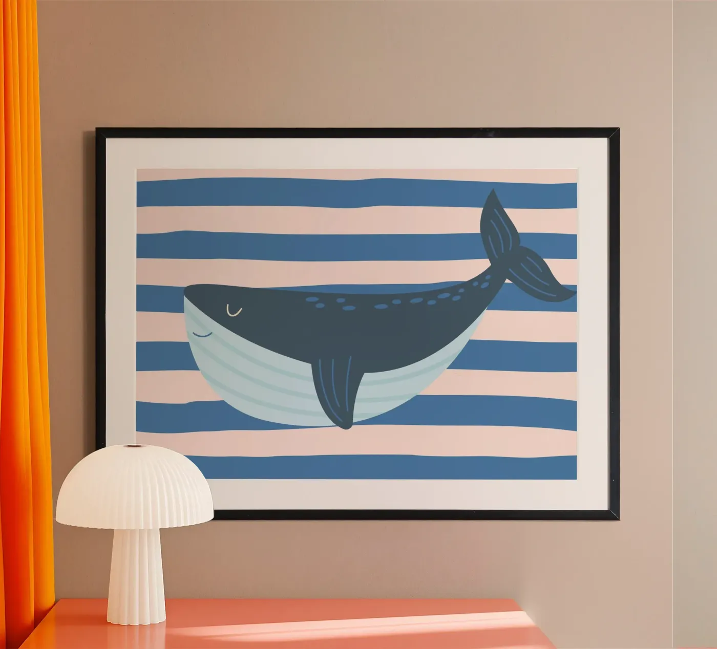Wal Poster von PurePeachKids