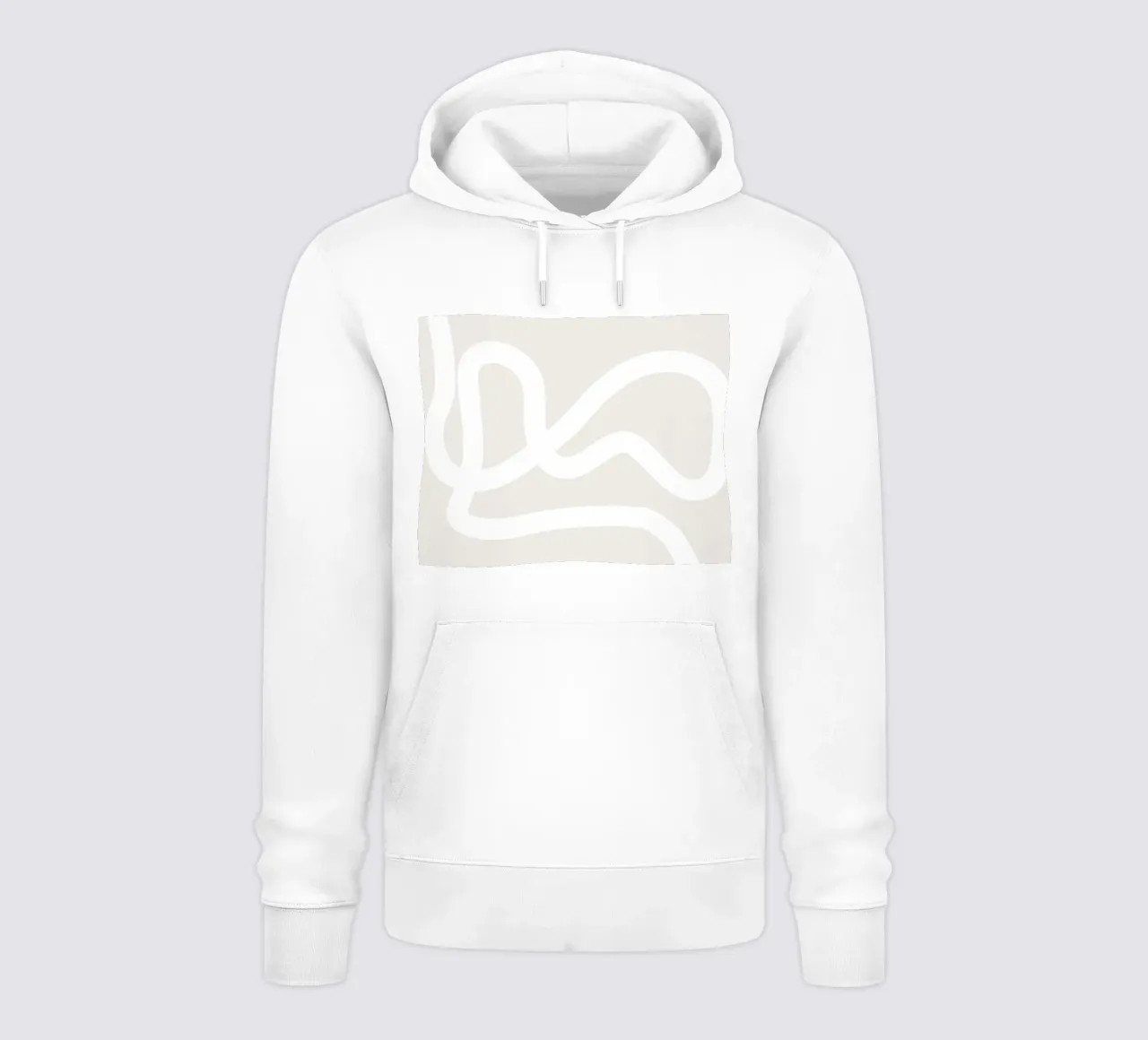 Linee organiche - design astratto e minimalista felpa con cappuccio da Whole©