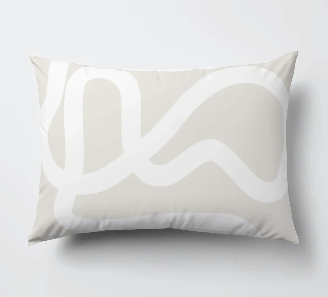 Linee organiche - design astratto e minimalista cuscino da Whole©