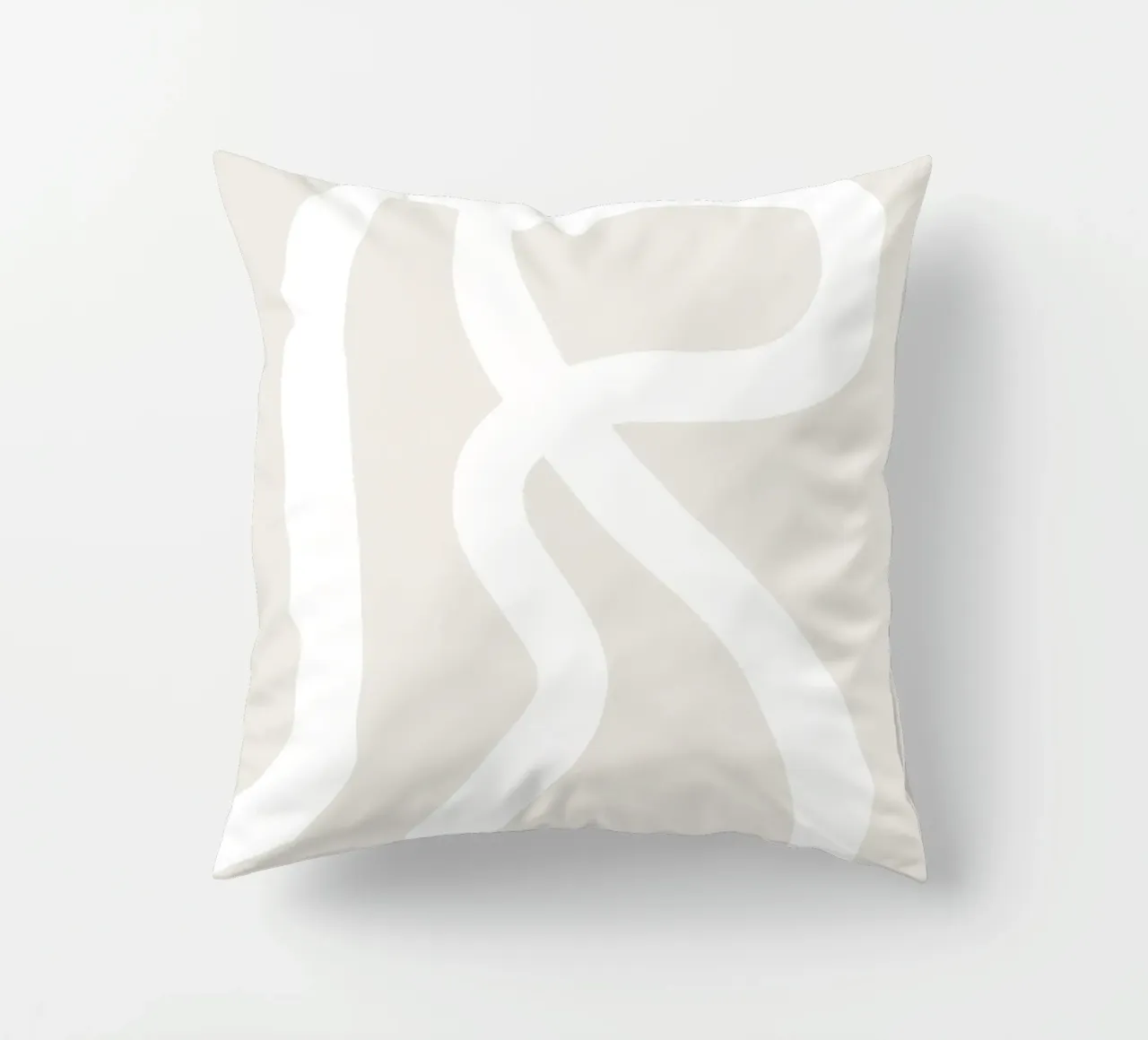 Linee organiche - design astratto e minimalista cuscino da Whole©