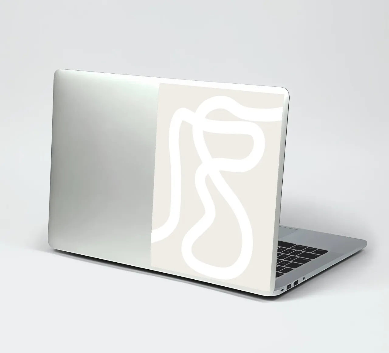 Organic lines - abstract minimalist design sticker by Whole©