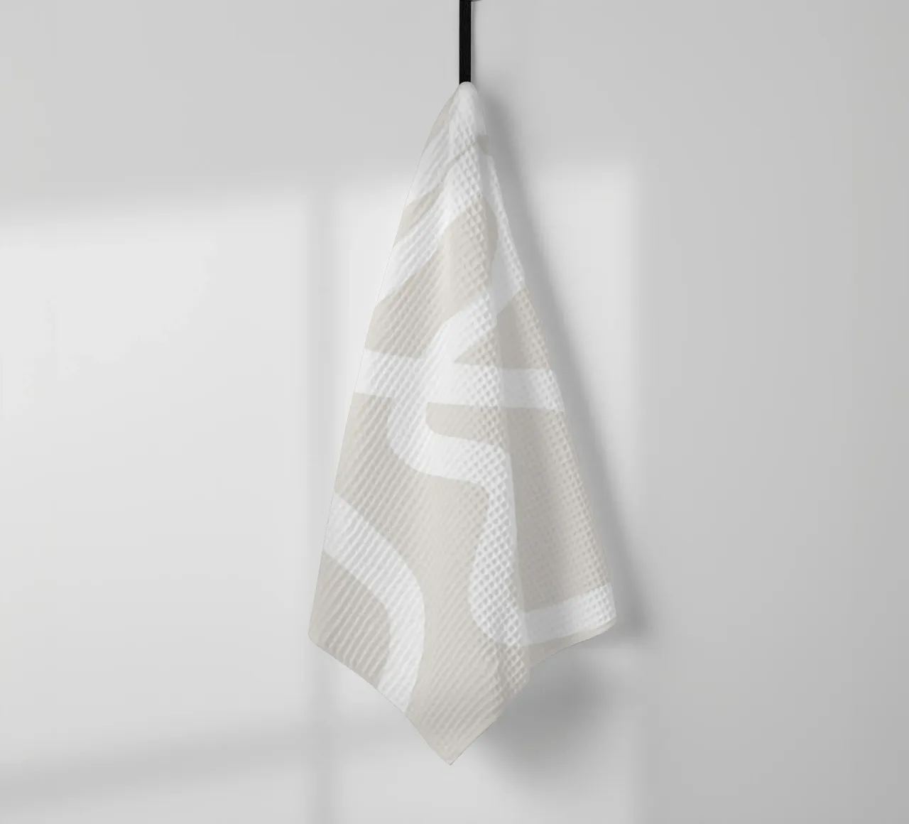 Linee organiche - design astratto e minimalista canovaccio da cucina da Whole©