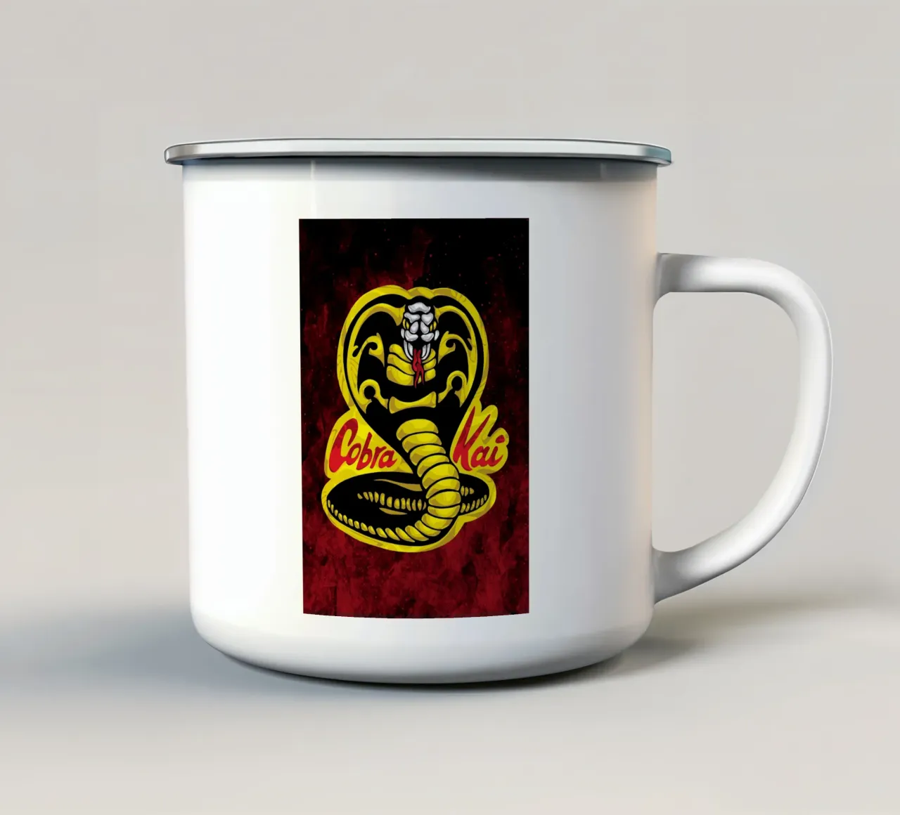 Cobra Kai tazza in smalto da nabakumov