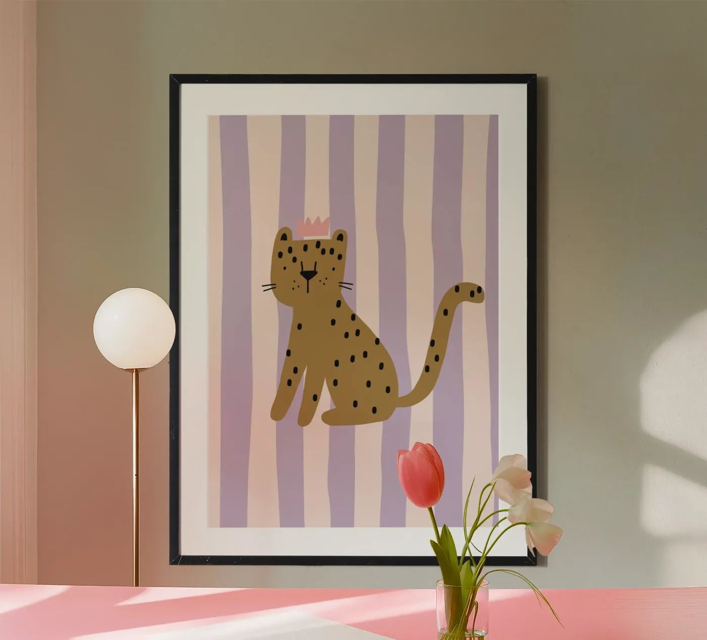Leopard Poster von PurePeachKids