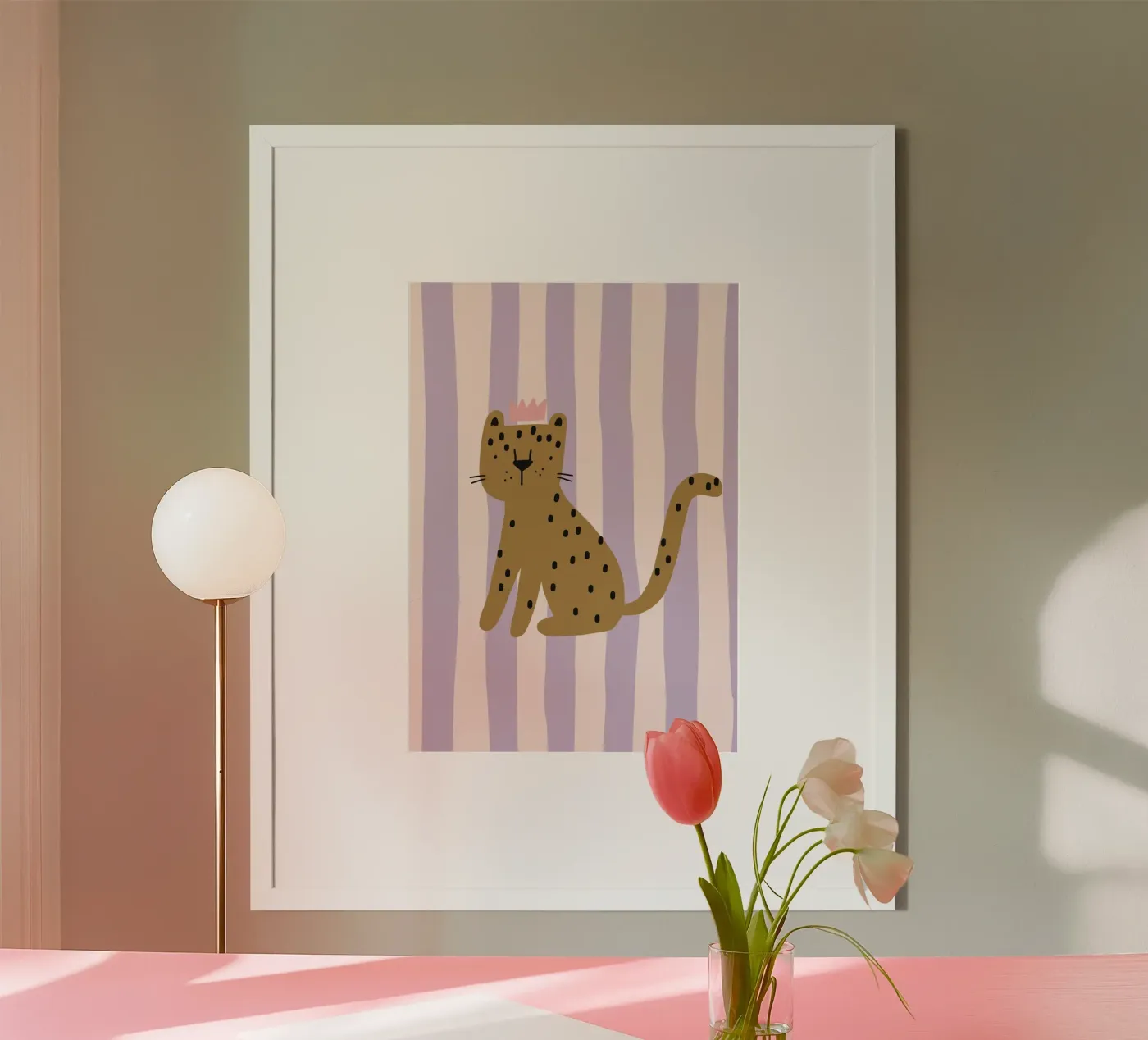 Leopard Poster von PurePeachKids