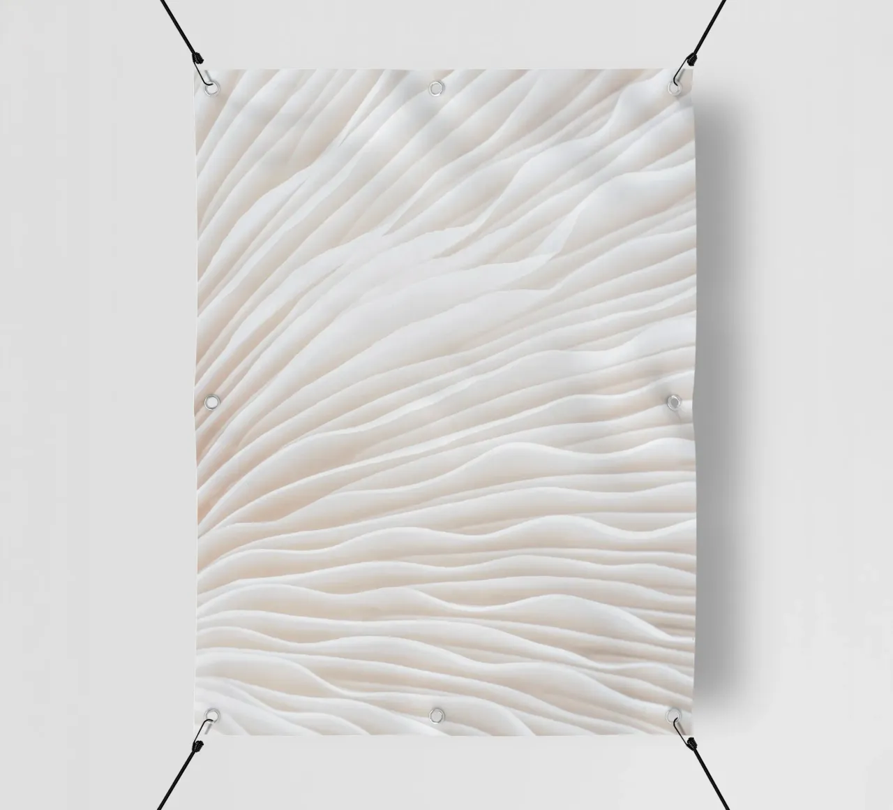 Zachte golven - Abstract textuurontwerp pvc-zeil van Whole©