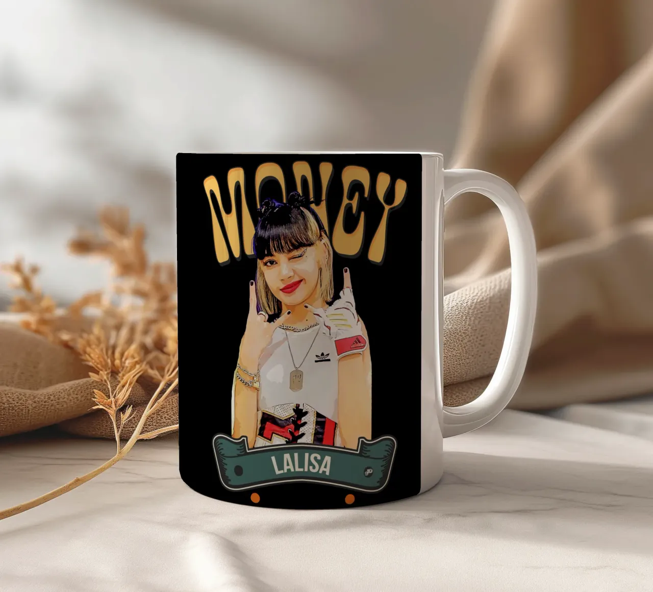 Money Lisa tazza in ceramica da Gunawan Rb